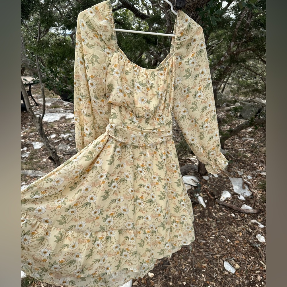 Spring floral dress